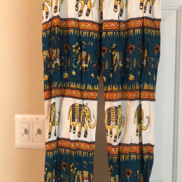 100% cotton elephant patterned pants - Picture 2 of 2